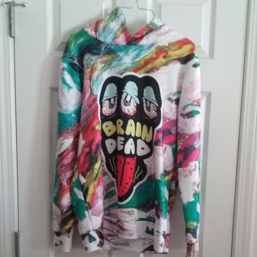 Large Men's Colorful Graphic Sweatshirt